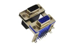 连接器 I/O连接器  Dual-layer D-SUB 15P Female to 15P Female